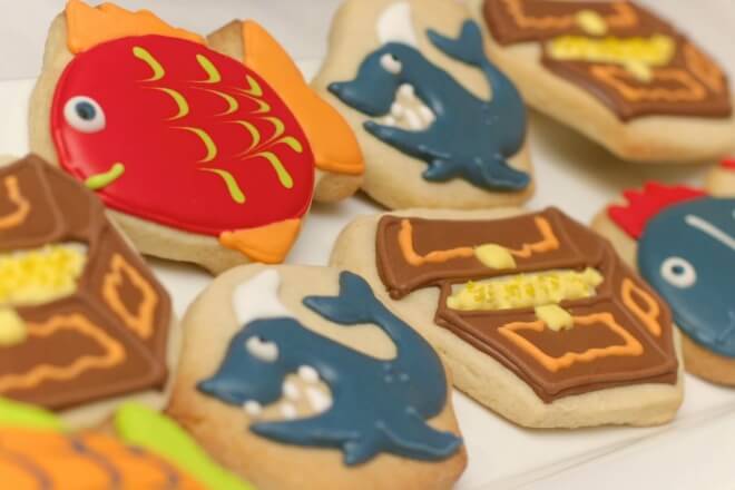 Under the Sea Boys Birthday Party Food Cookie Ideas
