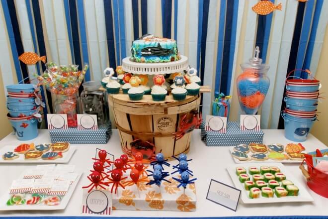 Under the Sea Party Dessert Table