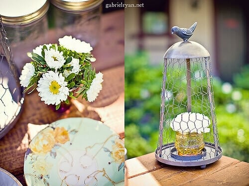 Vintage Owl Themed Baby SHower Table Decoration ideas