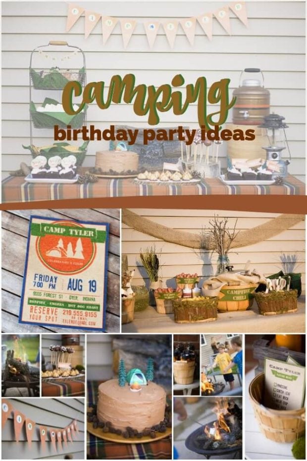 Awesome Camping Birthday Party