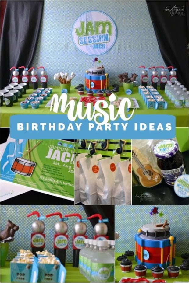 Music Themed Birthday Party