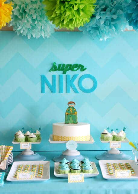 Super Niko Super Hero Birthday Party