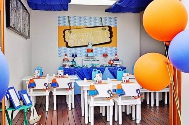 Under the Sea Birthday Party Dining Table Ideas