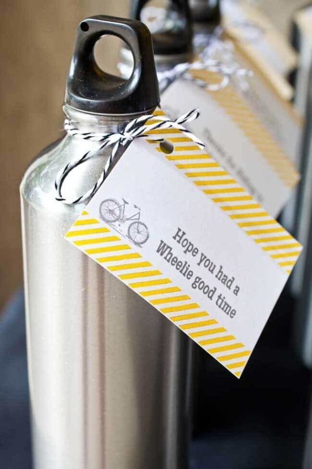 Boys Bicycle Themed Birthday Party Favors