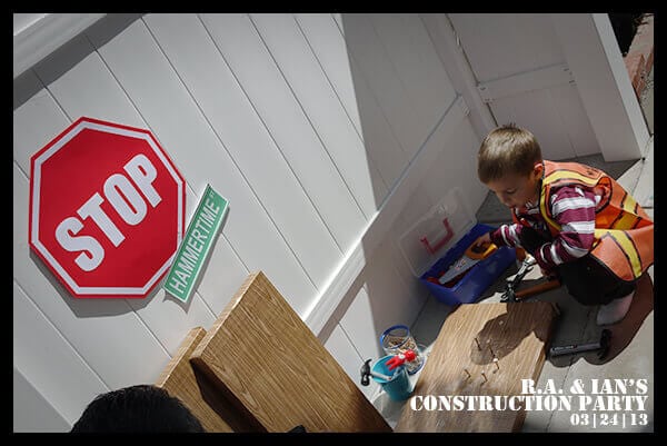 Boys Construction Themed Party Game Activity