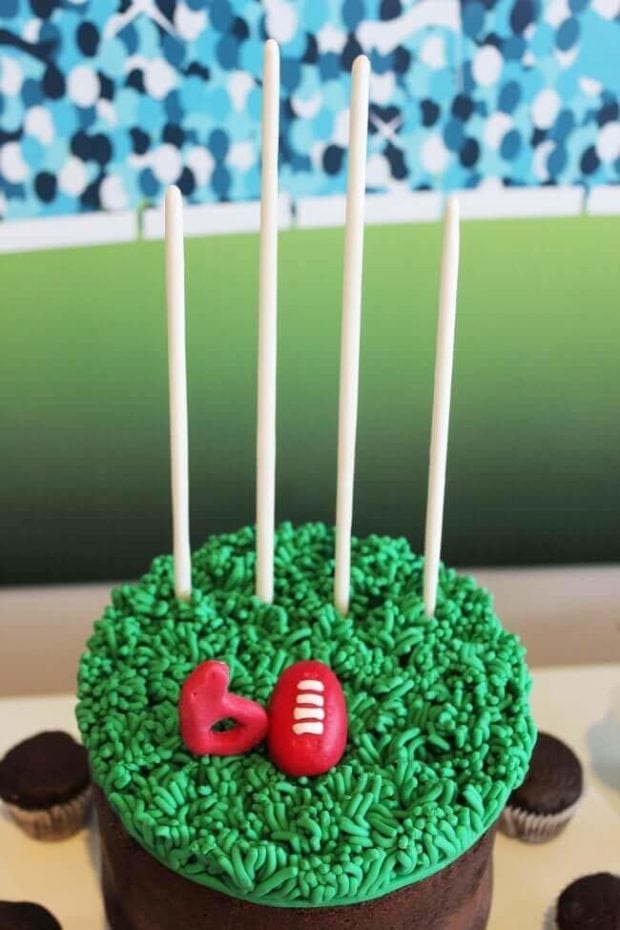 Aussie Rules Football Birthday Party Cake