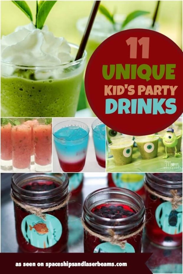 10 Fun Drinks to Serve at Children's Parties {Non-alcohol Drink Ideas