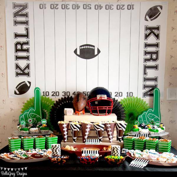 Use props to give your Super Bowl party authenticity.