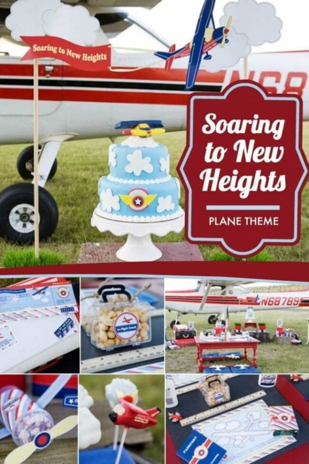 Plane Themed Back to School Party