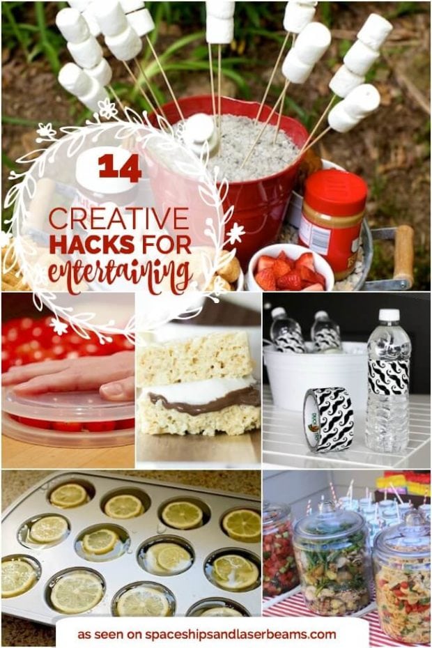 14 Creative Hacks for Entertaining, collected by Spaceships and Laser Beams.