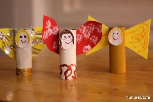 Toilet Paper Roll Crafts Angels