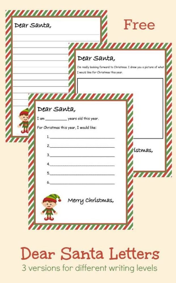 Secret Santa Letter Template