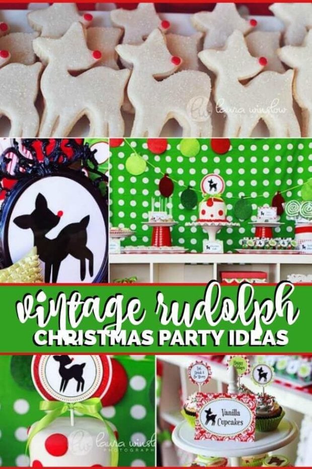 Vintage Rudolph Christmas Party Ideas