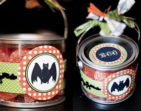 Halloween Craft Project Paint Can Decoration Ideas