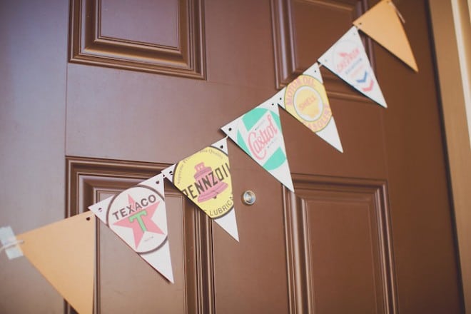 Vintage Car Themed Birthday Party Banner Ideas