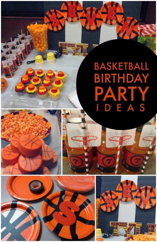 Boy s Basketball Themed Birthday Party | Spaceships and Laser Beams