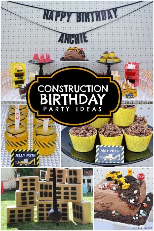 Dig In: A Boy s Construction Birthday Party | Spaceships and Laser Beams