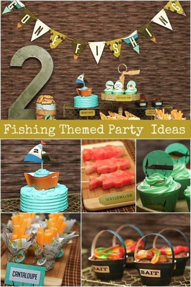 New – Vintage Fishing Party – Dessert Table | Spaceships and Laser Beams