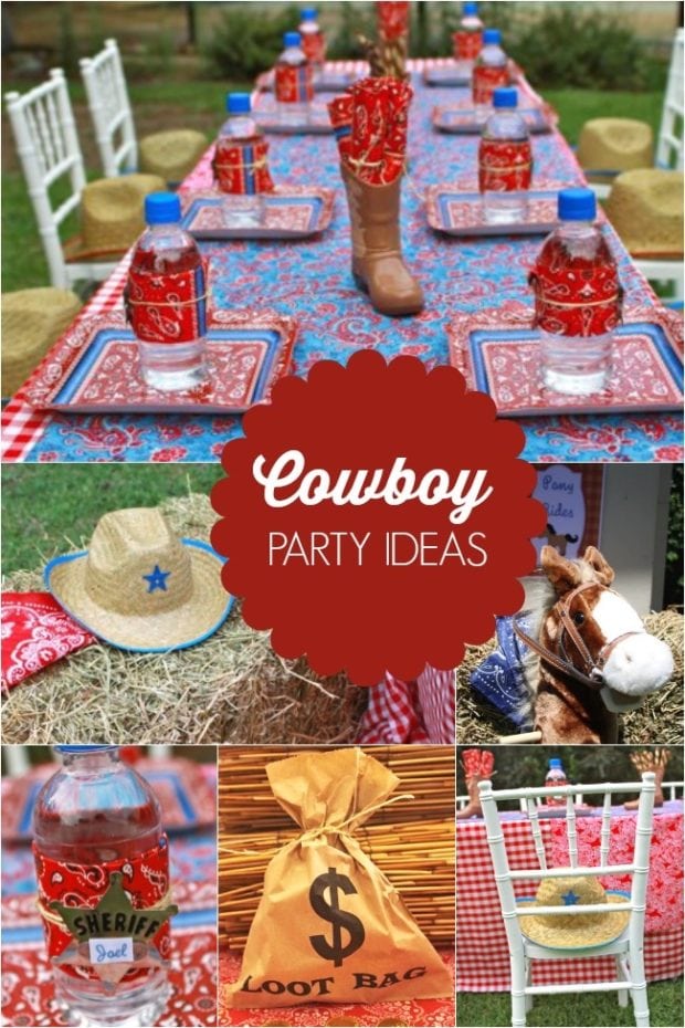 Giddy Up! It's a Boy's Western Themed Cowboy Birthday Party