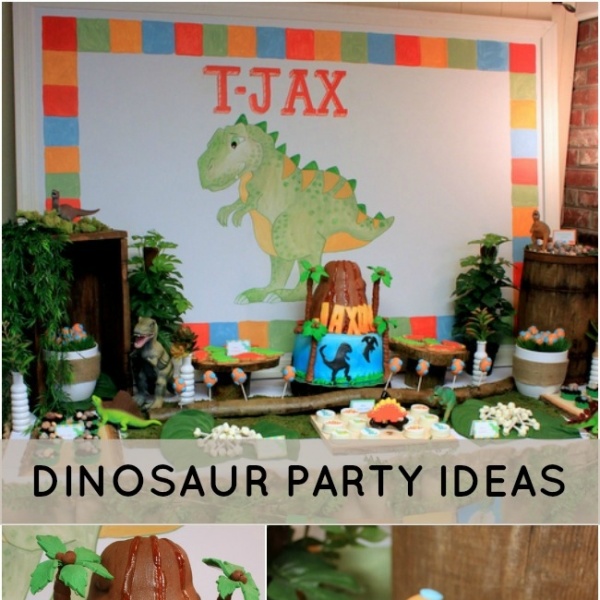 Dinosaur Themed 2nd Birthday Party | Spaceships and Laser Beams