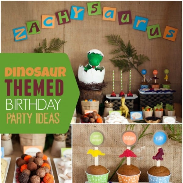 A Boy’s Dinosaur Party 