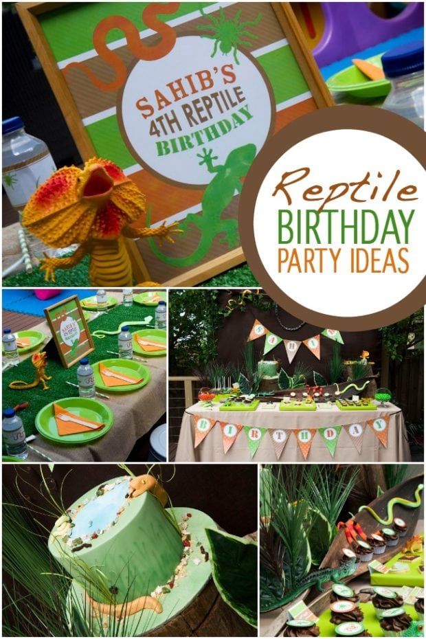 Reptile Birthday Party Ideas