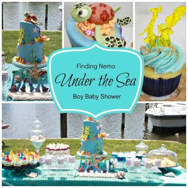 under the sea baby shower finding nemo birthday party