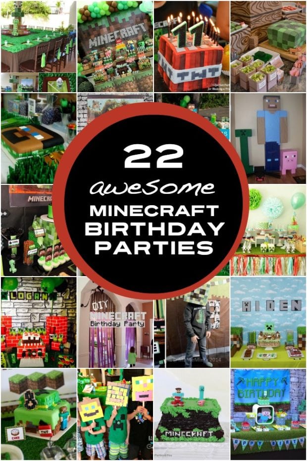 22 Awesome Minecraft Birthday Parties