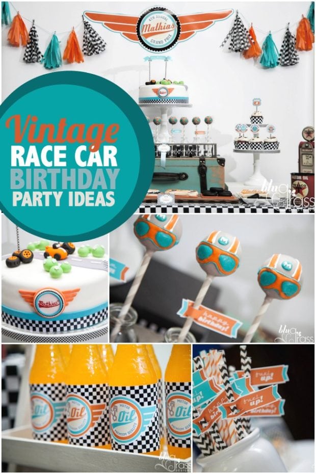 Formula One Style Boy's Race Car Birthday Party | Spaceships and Laser
