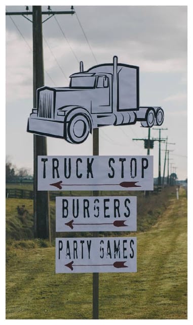 Boy's Truck Stop Themed Birthday Party