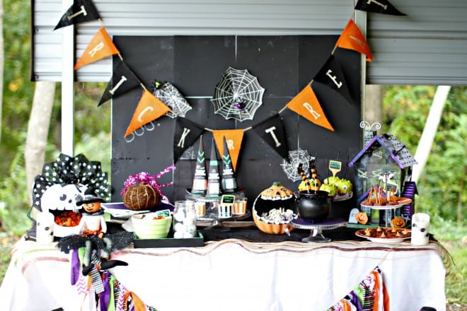 Halloween Party Food Table