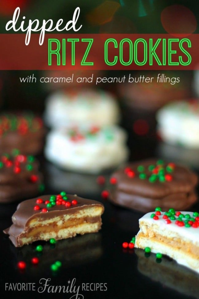 Dipped Ritz Cookies
