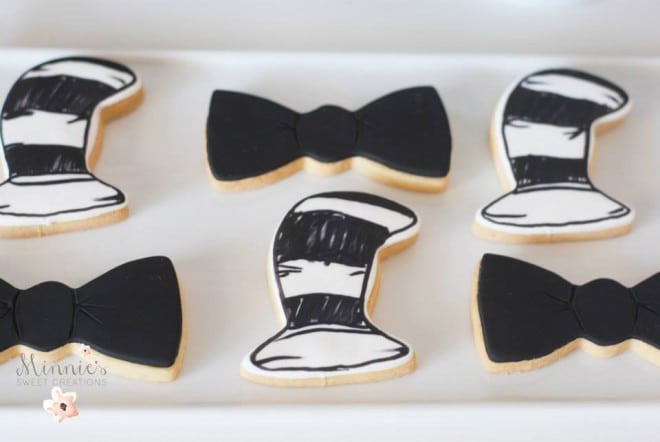 Boys Cat in the Hat Birthday Party Cookie ideas