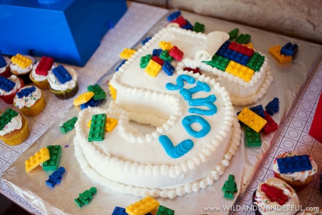 Boys Lego Party Cake Food Ideas