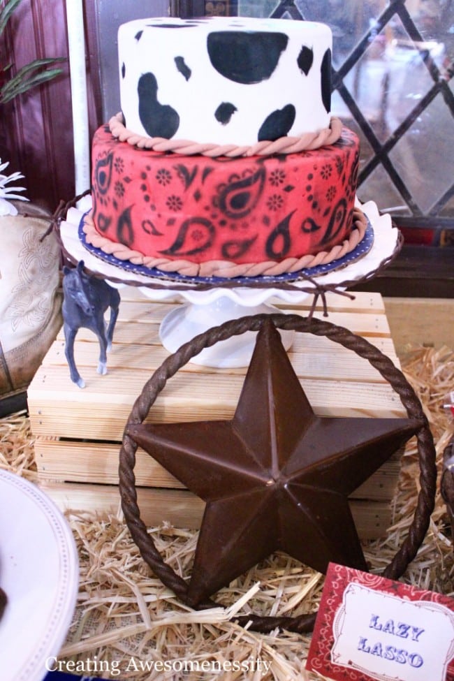 Western Themed Cake Party Food Ideas