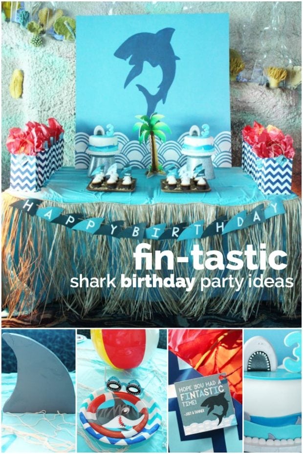 A Fin-tastic Boys’ Shark Party - Spaceships and Laser Beams