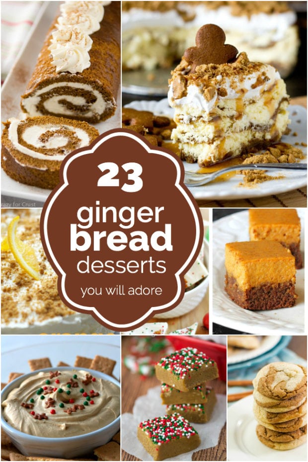 Gingerbread and Gingersnap Desserts