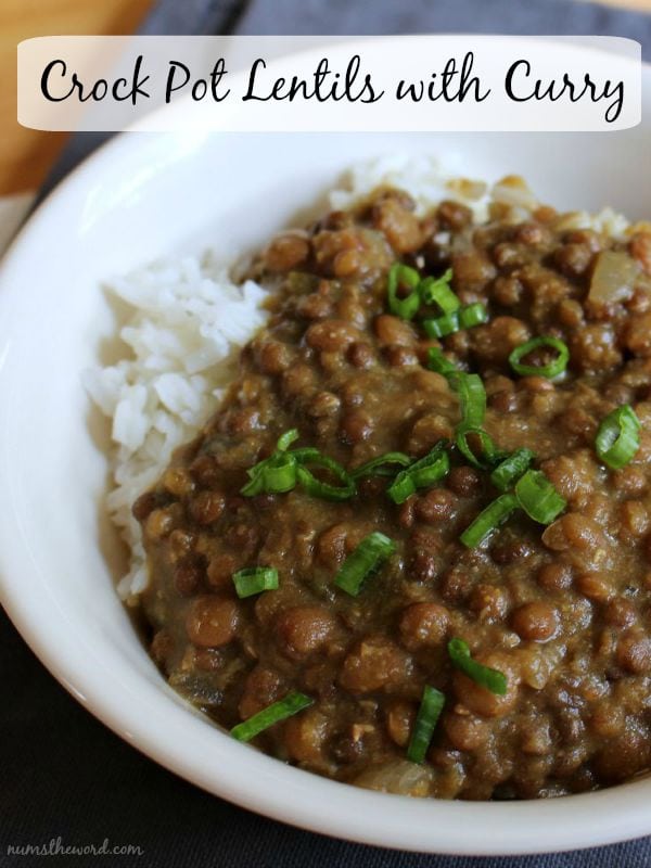 Crockpot Lentils With Curry