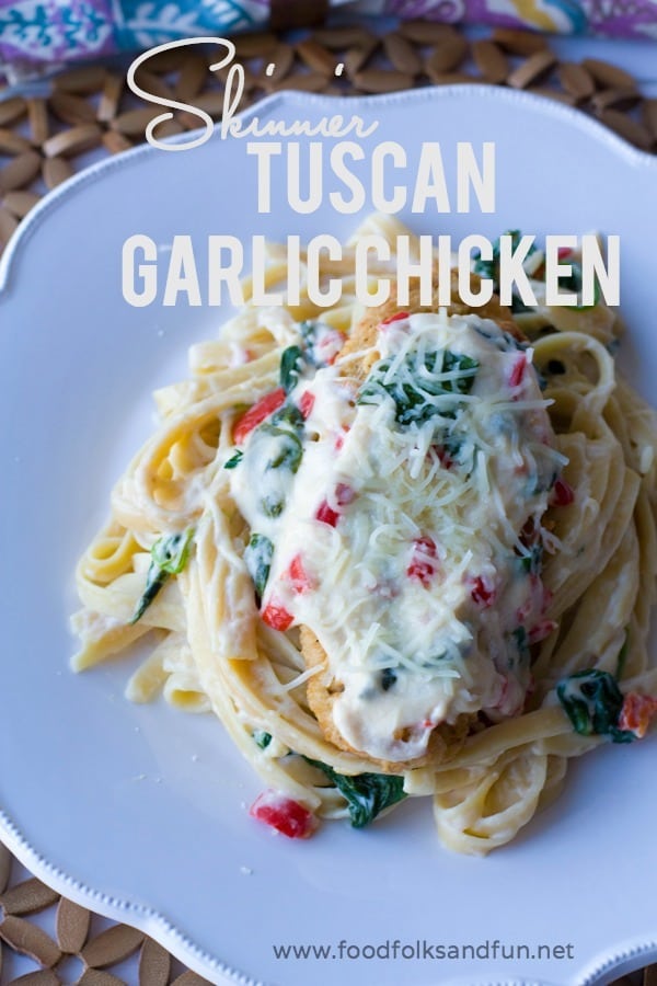 Skinnier Tuscan Garlic Chicken Recipe