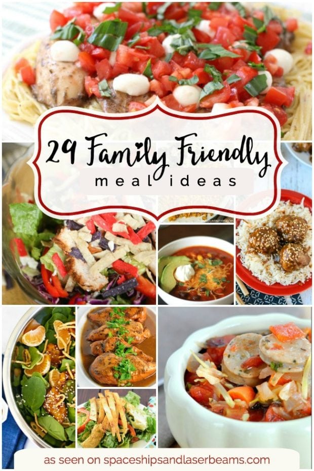 29 Easy Family Meal Ideas - Spaceships and Laser Beams