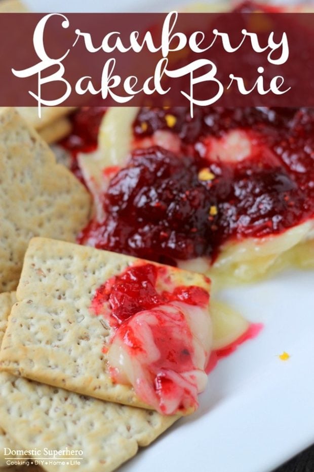 Holiday Cranberry Baked Brie