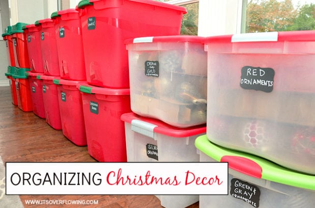Organizing Christmas De╠ücor