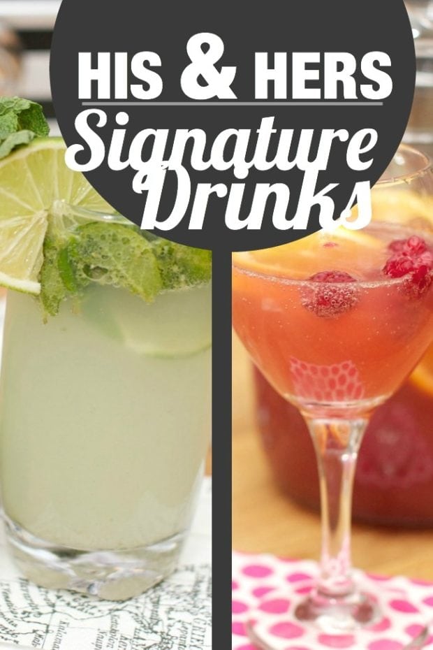 His and Hers Signature Drinks