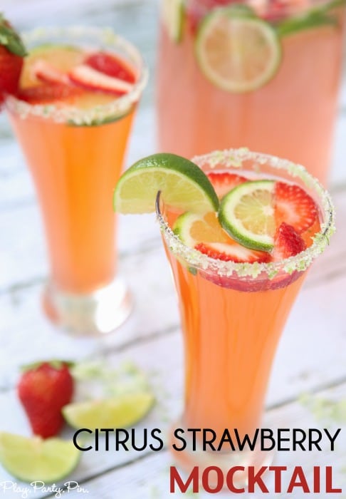 Citrus Strawberry Mocktail