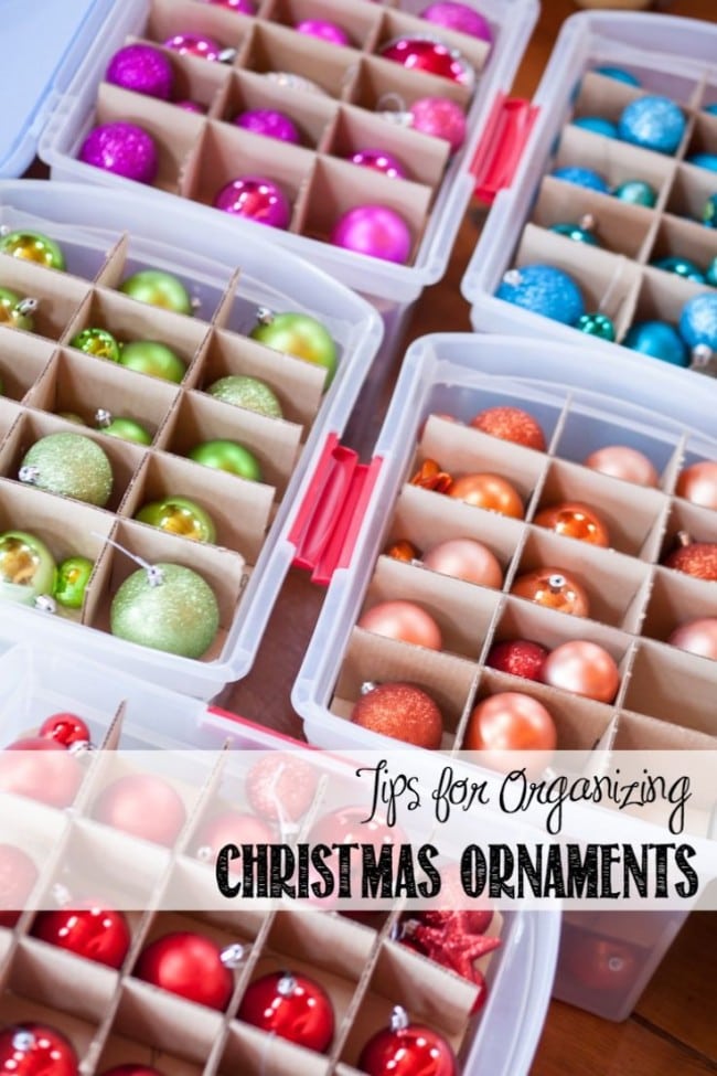 Tips for Organizing Christmas Ornaments
