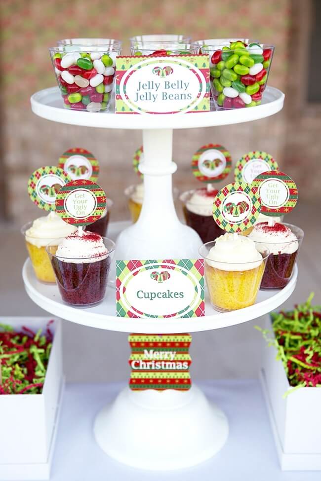 Ugly Sweater party Cupcakes