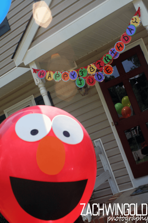 DIY Elmo Balloons