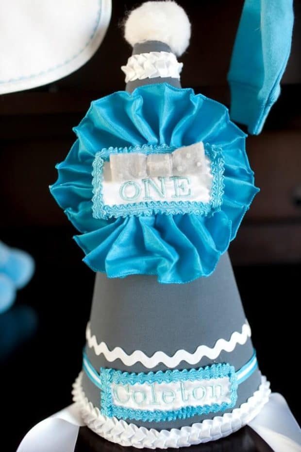 Boys Bow Tie Themed Birthday Party Hat