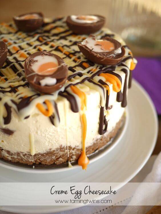 Creme Egg Cheesecake