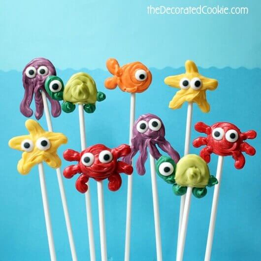 Sea Creature Candy Pops